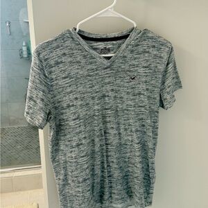 Gray V-Neck T-Shirt
